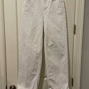 Old Navy Women's Straight Leg White Jeans